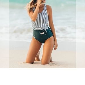 BNWT Albion Bon Voyage One Piece Swimsuit